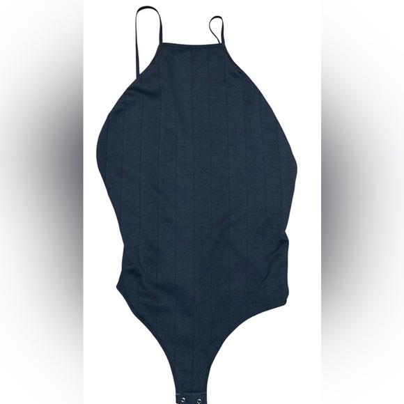 Free People Intimately Free Black Bridget Thong Bodysuit. Size M/L - Picture 1 of 5